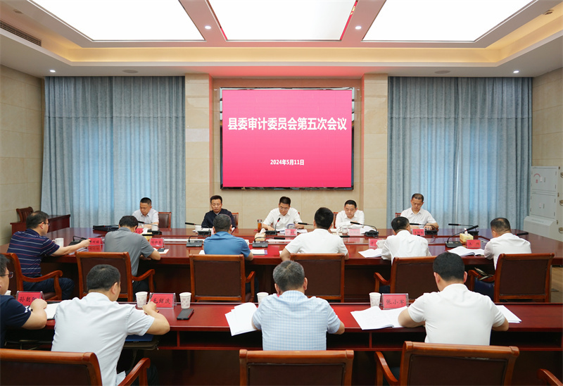岳阳县委审计委员会第五次会议召开