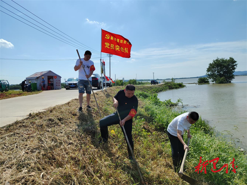 一線防汛 共護平安—— 岳陽縣供銷社開展巡堤查險和資產安保情況排查等工作