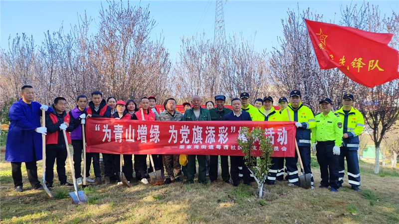 军民携手添新绿，关爱功臣护家园——岳阳县退役军人事务局开展植树节主题活动