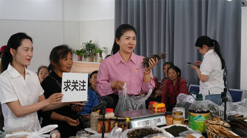党代表直播助农 乡村振兴添动能