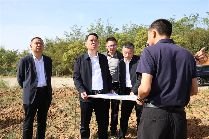 吴光文调研港区项目建设工作