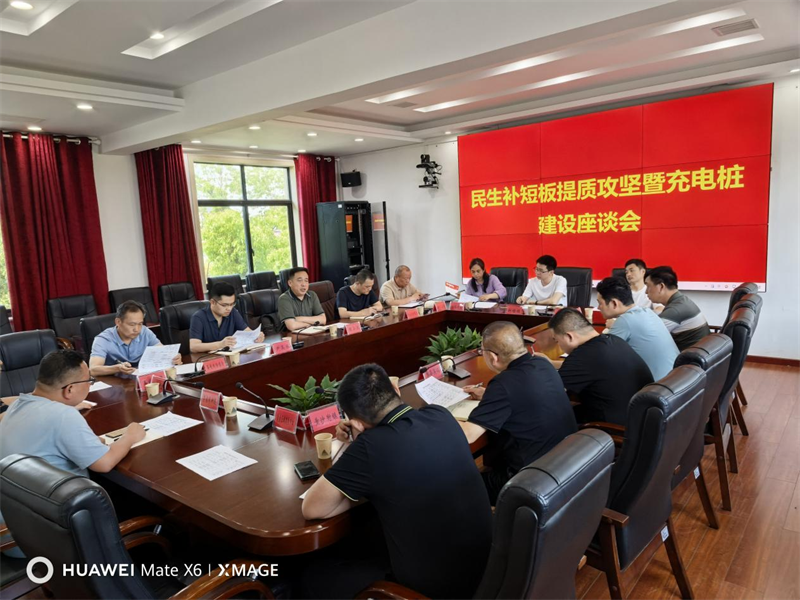 岳阳县发改局召开民生补短板提质攻坚暨充电桩建设座谈会