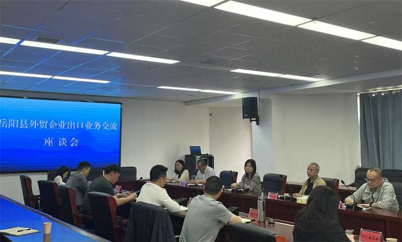 岳陽(yáng)縣召開(kāi)外貿(mào)企業(yè)出口業(yè)務(wù)交流座談會(huì)