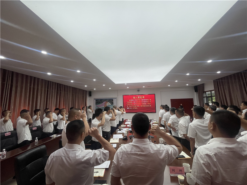 鹿角區(qū)域發(fā)展服務(wù)中心召開建黨104周年“七一”慶祝大會暨半年度工作講評會