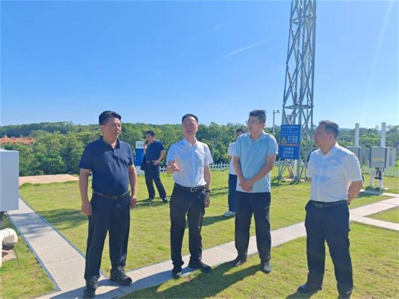 王文华率队调研洞庭湖国家气候观象台