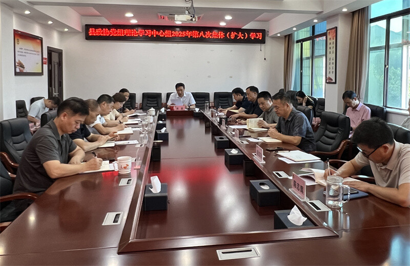 岳陽縣政協(xié)舉行黨組理論學(xué)習(xí)中心組2025年第八次集體(擴(kuò)大)學(xué)習(xí)暨縣政協(xié)機(jī)關(guān)“書香政協(xié)”集中學(xué)習(xí)會(huì)