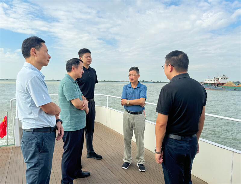 袁海平来岳阳县调研东洞庭湖生态疏浚工作及政协提案提质增效情况