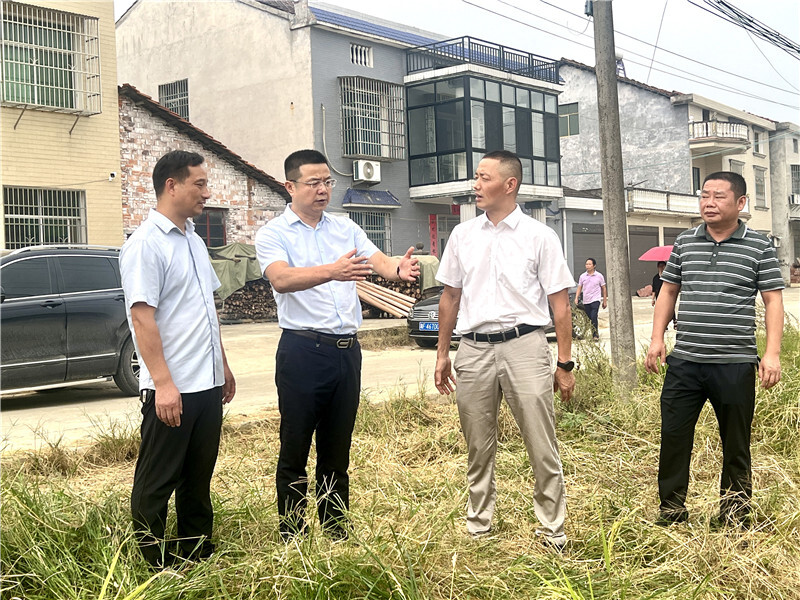 张哲君到张谷英镇督导秸秆综合利用与精准焚烧管控工作