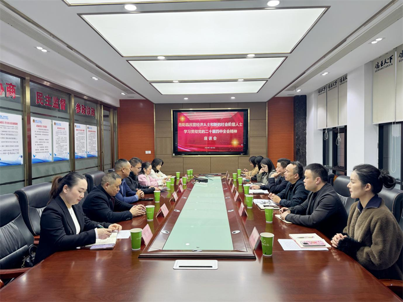 岳阳县组织民营经济人士、新的社会阶层人士学习党的二十届四中全会精神