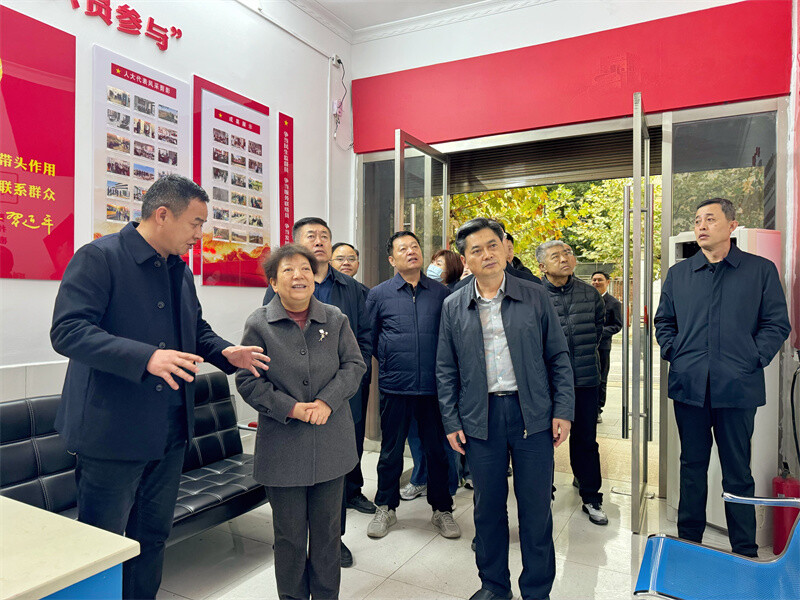 聊城市人大常委会来岳阳县考察调研代表联络站建设工作