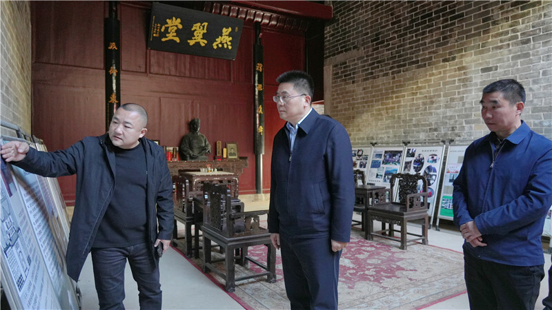 肖湘晖调研红色文化传承和文物保护、民生、产业发展等工作