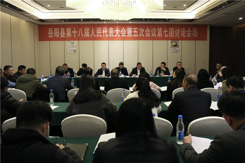 周峰参加县第十八届人大五次会议第七代表团分团讨论