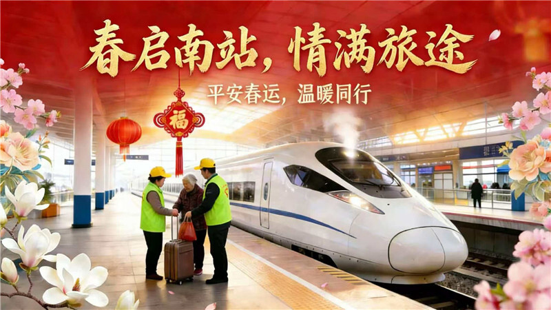 春运暖心启幕 岳阳南站多举措护航平安返乡路