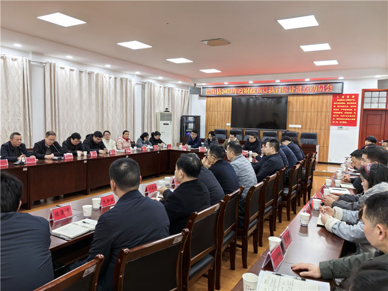 岳阳县2025年度财政预算执行审计进点会召开
