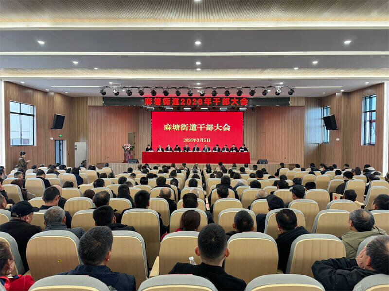 在奋进“一极三化”中勇挑大梁、走在前列  麻塘街道召开干部大会暨“麻塘人讲麻塘故事”第六期分享会