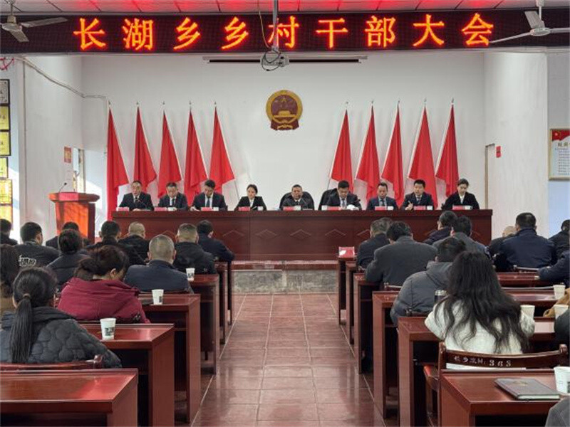 “一极三化”勇担当，实干争先开新局——长湖乡召开2026年乡村干部大会