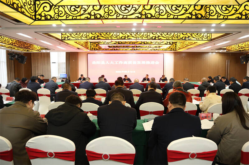 全县人大工作高质量发展推进会召开