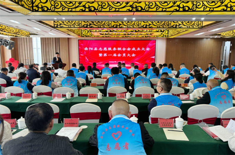 岳阳县志愿服务联合会今日正式成立