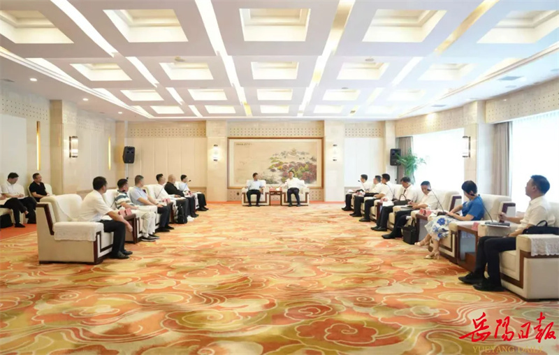 谢卫江会见安徽杜氏集团董事长杜永新一行