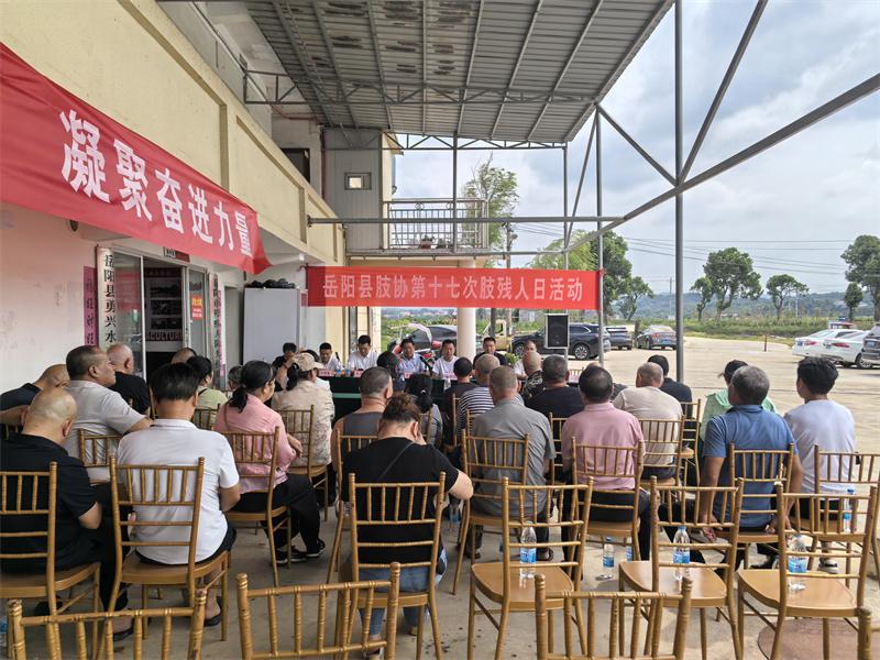 感悟光辉历程 凝聚奋进力量——岳阳县开展第十七次全国肢残人活动日主题活动