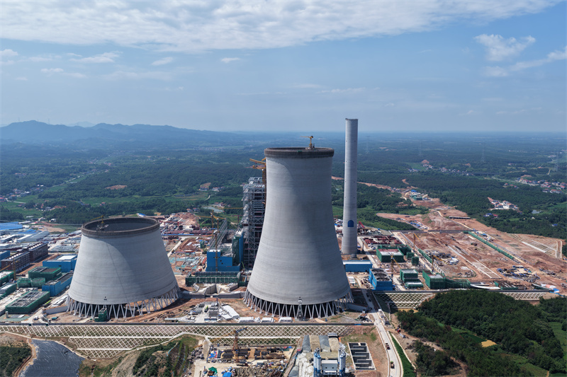 191米冷却塔提前43天封顶 湘北能源新地标加速崛起