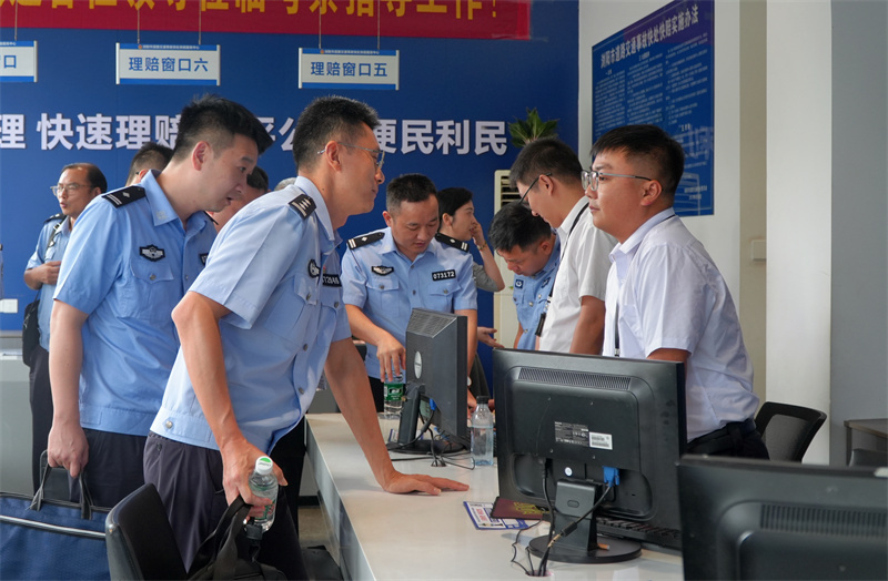 岳阳县公安局赴浏阳调研学习道路交通安全管理工作