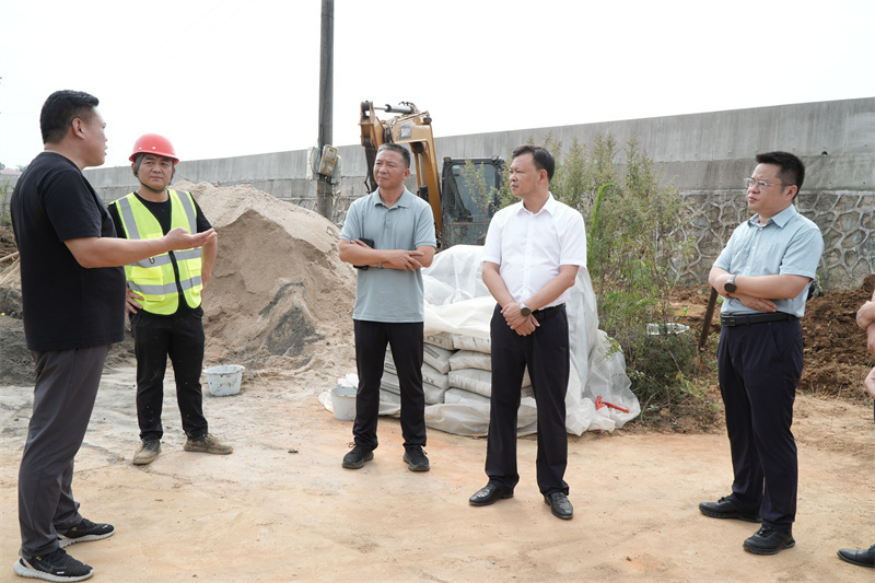 韩翼飞调研高标准农田建设工作